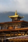Architectural details of the Gangtey Monastery, Phobjikha Valley, Western Bhutan