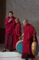 Monks at the annual Tsechu (religious festival) in Punakha, Western Bhutan