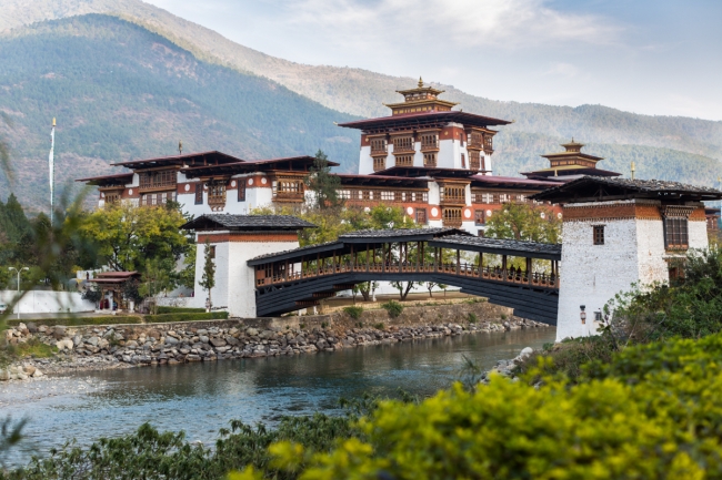 Punakha Dzong in Western Bhutan
