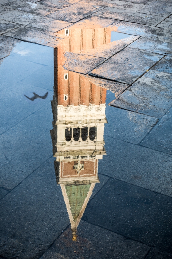 Reflection of Campanile in St. Mark's Square