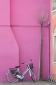 Bicycle and fishing net on Burano, Veneto
