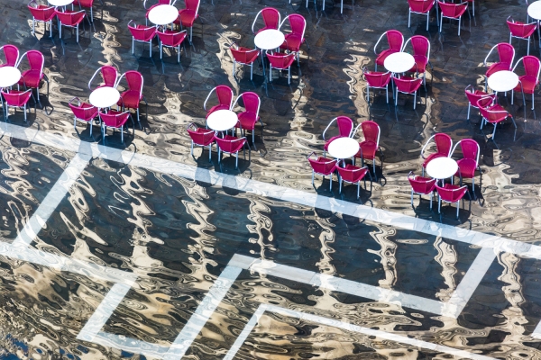 Tables and Chairs in St. Mark's Square