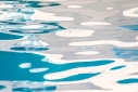 Pale gray and aqua abstract reflections in Venice