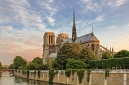 Notre Dame Cathedral and the Seine, Paris