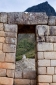 The guard house through an arch, Machu Picchu, Peru