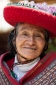 Older lady in traditional clothes, Chincero, Sacred Valley, Peru