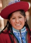 Peruvian girl in traditional clothes, Chinchero, Peru